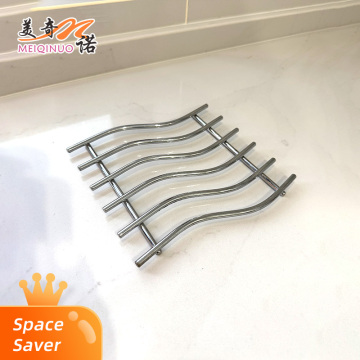 Tapete de panela em forma de arco para prateleira de bancada de cozinha