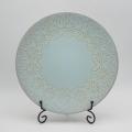 Valerie de table en céramique bleue ensemble de vaisselle de la vaisselle pour le dinier de pierre