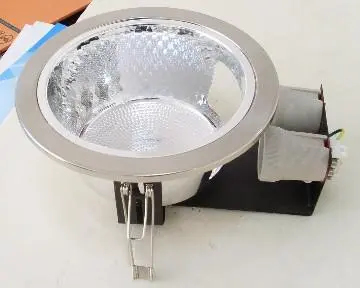 SQUARE HORIZONTAL CFL DOWNLIGHT 1 X E27 2 X E27 8\"6\"5\"3\"4\"2.5\" 6