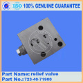 Komatsu spare parts PC200-8 relief valve 723-40-71900