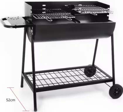 Portable outdoor charcoal grill