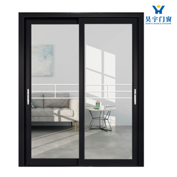 Вариант гладкой алюминиевой раздвижной двери серии 65