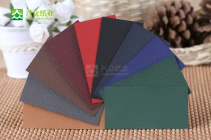 Touch Leatherette Paper Single Side SGS Limon