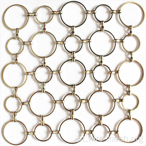 design de metal decorativo de design de interiores malha de metal