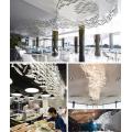 Wholesale custom indoor decorate ceramic fish chandeliers