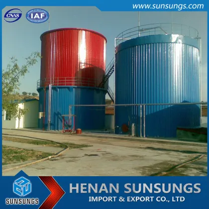 Biogas fermentation biogas storage and biogas power generator supplier