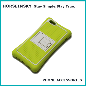 2017 new silicone shockproof kickstand phone case printer for iphone 7 case