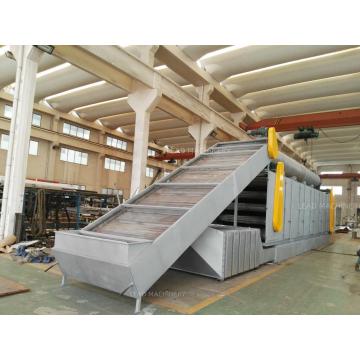 Industrial continuous mesh belt dryer machine