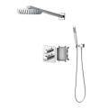 Rainfall Black Shower System With Handheld