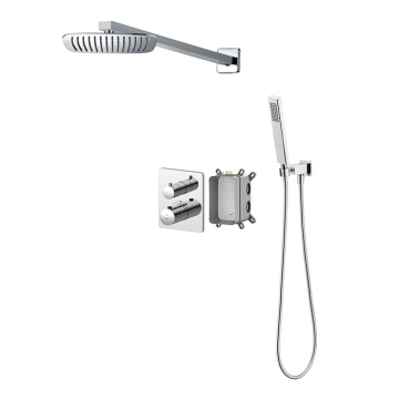 shower faucet system Rainfall Black Shower System With Handheld Manufactory