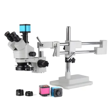 3.5X-90X Trinocular 14MP Full HD Microscope Camera for Mobile Phone Repair