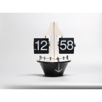 Horloge Flip bateau à vapeur