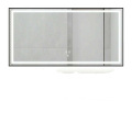 Rectangular bathroom vanity led smart shape Decorative dressing illuminated wall mirror
