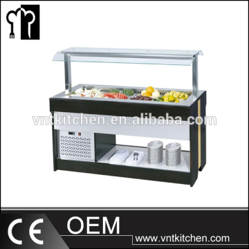 Luxus -Design Fancool -Holzsalatbar