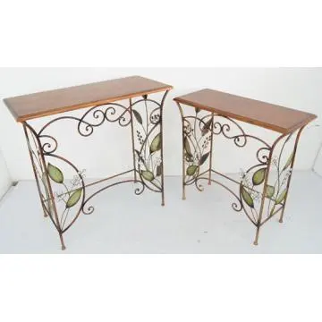 antiqe wooden plant stand