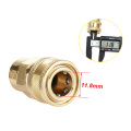 M22 Male 1/4 &quot;Feminino Adaptador/ Conector de Brass Quick