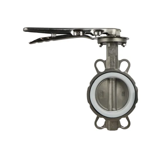 Taike Valve PN10 PN16 EPDM Rubber Seat Cast Iron Ductile Iron Handle Double Flange Type Butterfly Valve