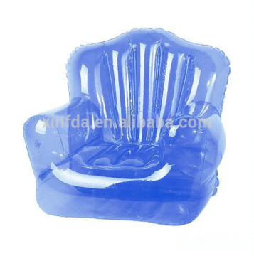 Fashion inflatable chair transparent pvc single sofa chair