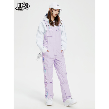 Windproof and Waterproof Cotton Snowboard Bibs