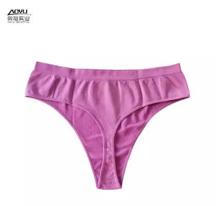 Custom LOGO ladies Thong Panties Seamless Soft Thong