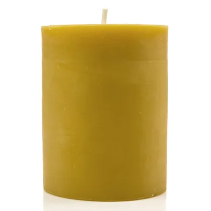 4inch Beeswax 100% Pure Raw Beeswax Pillar Candle