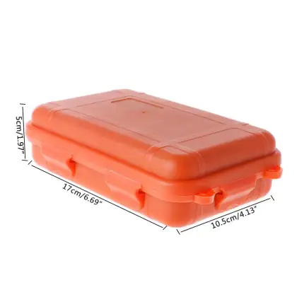 Waterproof Shockproof Outdoor Storage Case: Ideal for Fishing, Survival, and EDC Gear
