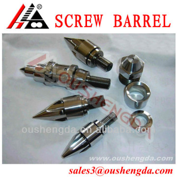 Sekrup, Laras, Nosel, Ujung Sekrup, bagian Cetakan Injeksi