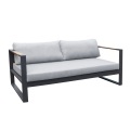 Patio głębokie siedzenie TEAK RAM SOFA Outdoor