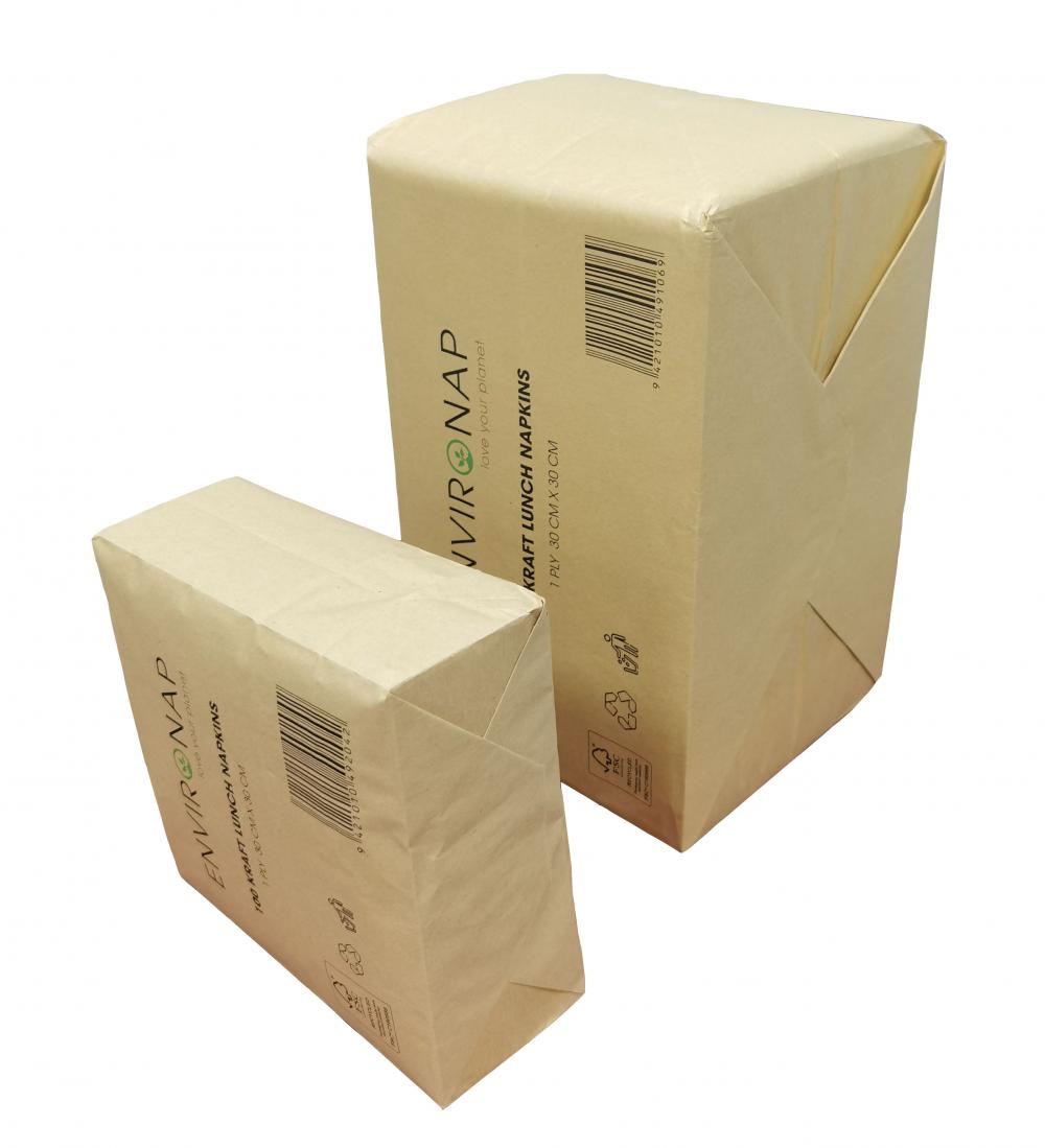 Plastikfreies Papier verpackter Servietten