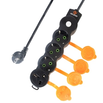 Power Strip, 3 prises avec un trou universel, pour une utilisation à domicile et au bureau