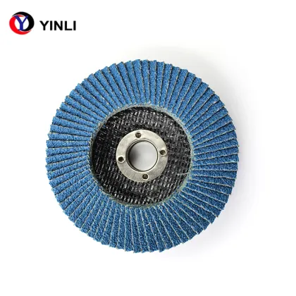 YL Zirconia Flexible Plastic Backing Zirconia Oxide Vertical Flap Disc