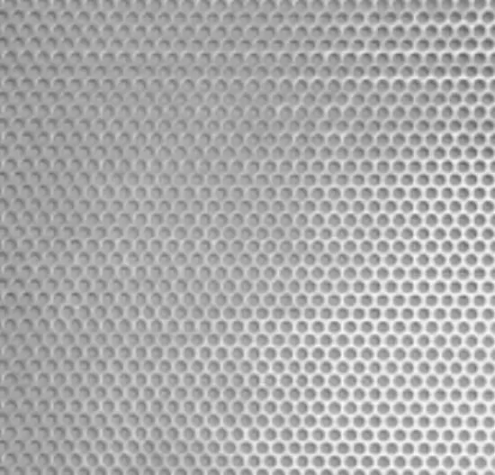 Round perforated metal mesh