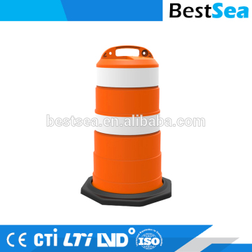 Adjustable relfecitve traffic barrel