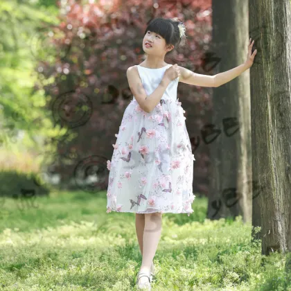 boutiuqe princess print maxi dress