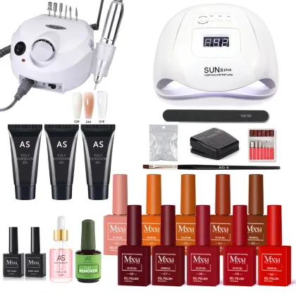 AS Private Label Professional Gel Nail Polish Kit with Manicure Tools