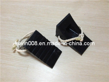 Rubber Car Wheel Chock with Handle
