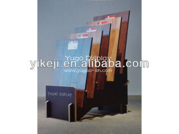 MDF material flooring display rack,MDF material flooring display stand,MDF display stand