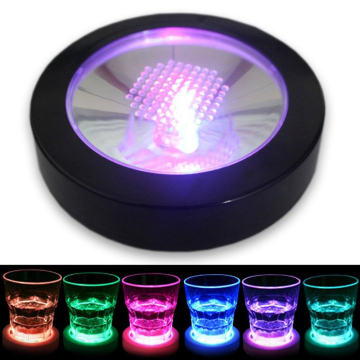 HOT Custom Light up Glowing LED Color Changing Coasters