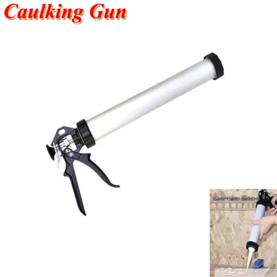 600ml Caulking Gun Aluminum Alloy Silicone Gun Glass Adhesive Sealant Brick Grouting Mortar Sprayer Applicator Filling Tool