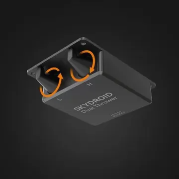 SKYDORID Remote control aircraft model multi-axis aircraft payload drone thrower dual channel 2KG weight 40G small volume