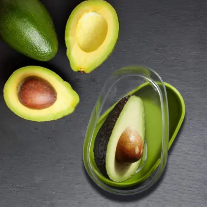 Avocado Saver Holder: The Food Crisper Storage Box to Keep Avocados Fresh for Days