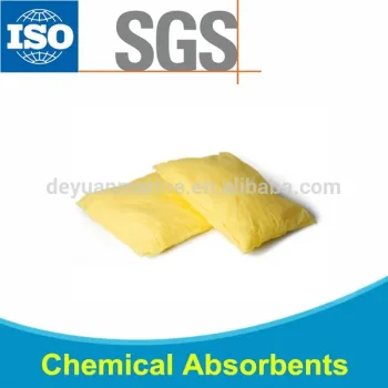 Yellow Hazardous Chemical Absorbent Pillow