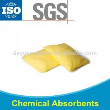 Yellow Hazardous Chemical Absorbent Pillow