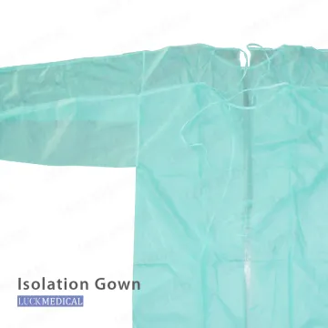 Disposable Medical SMS Non woven Isolation Gown