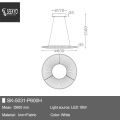 LED Decorative Pendant Light Hotel Chandelier High Ceilings
