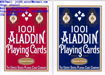 XF Aladdin Paper Poker Magic Cheat Playing Cards With Invisible Ink Markings For Poker Devices