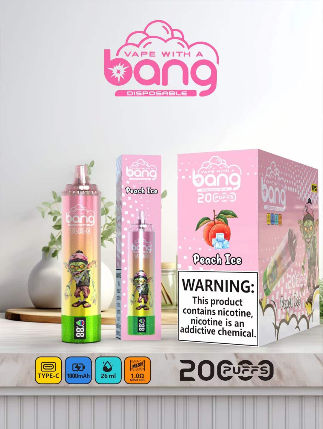 Disposable vape Bang blaze 20000 Puffs