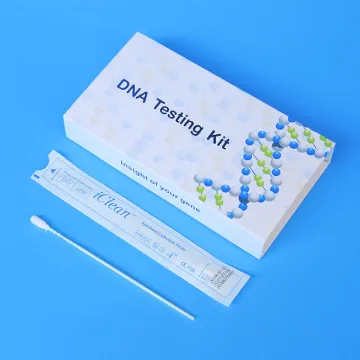 iClean Sample Collection Paternity Ancestry DNA Test Kit Flocked swab DNA Paternity test Kit
