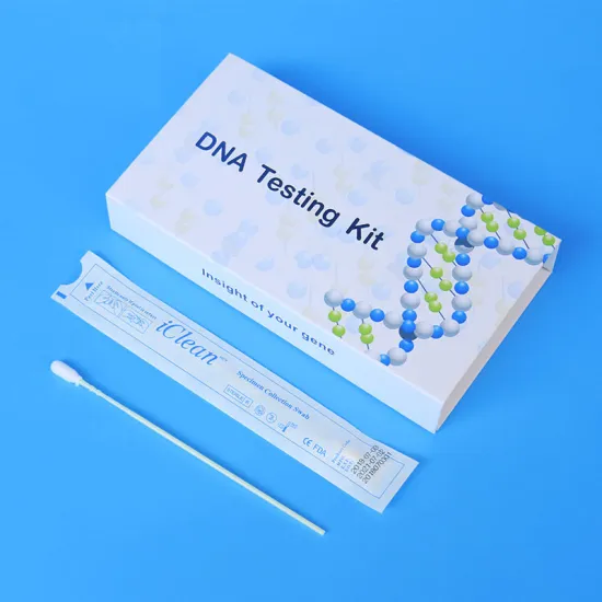 iClean Sample Collection Paternity Ancestry DNA Test Kit Flocked swab DNA Paternity test Kit