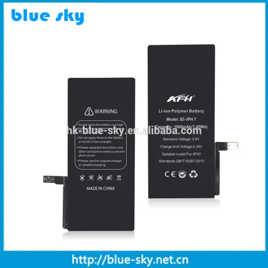 High quality battery 3.85V 1960mAh mobile phone lithium polymer battery for iPhone 7
